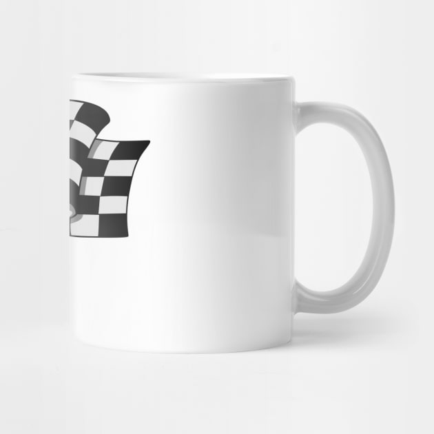 Checked racing car flag (Start and Finish) by Jiooji Project